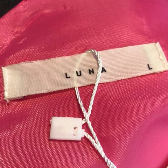 LUNA Pink Sheer Sheath Dress - Picture 7 of 11